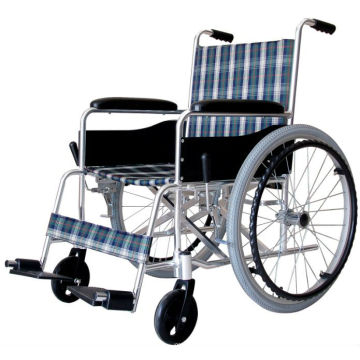 Fixed armrest&fixed footrest Aluminum wheelchair